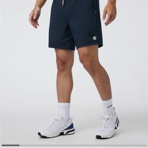 Vuori Navy Athletic Shorts for Men